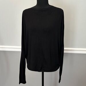 Grace & Emma Black Long Sleeve Women's Top